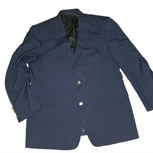 HART SCHAFFNER AND MARX Navy Men's Blazer SIZE 44R